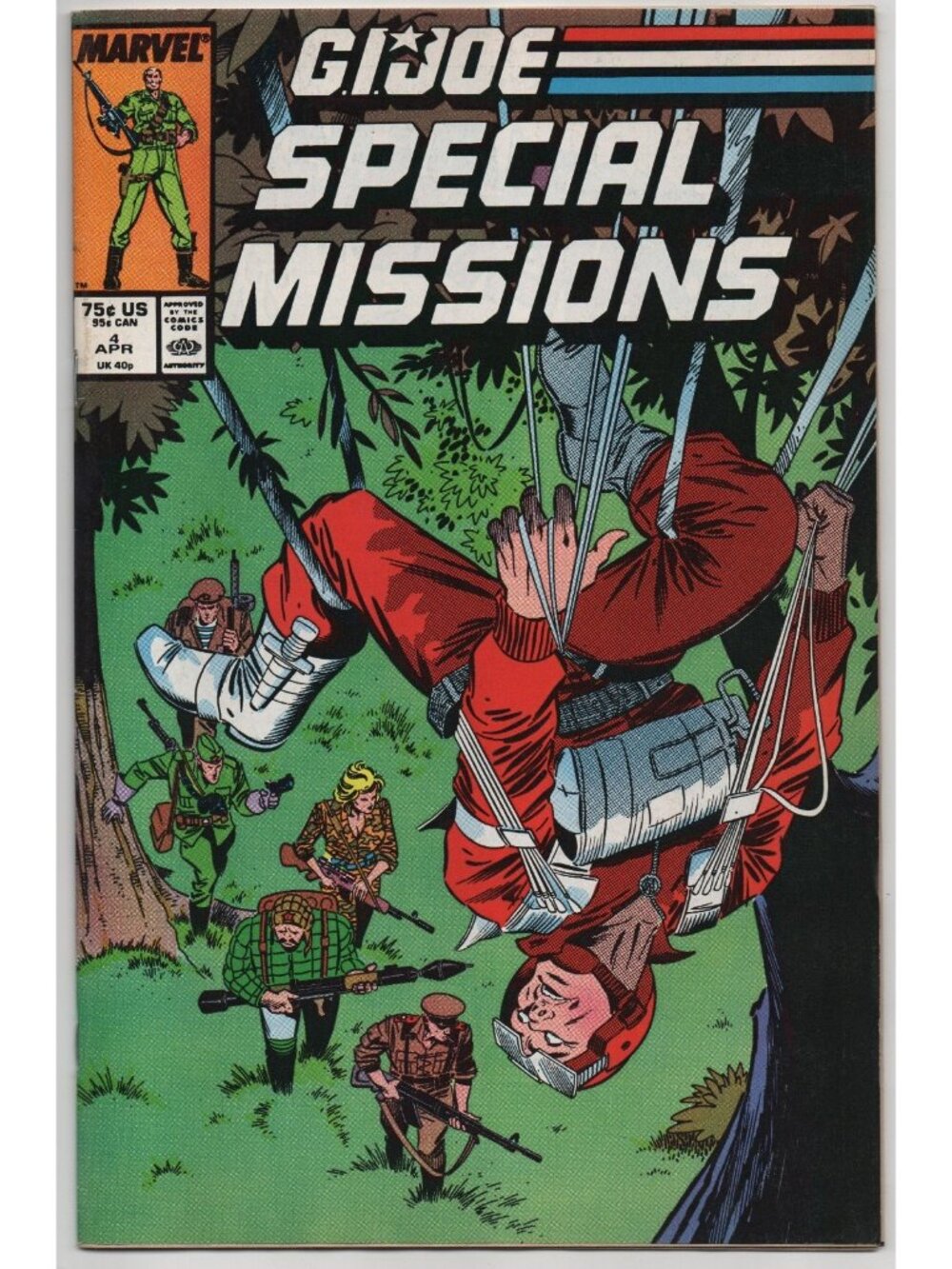 G.I. Joe Special Missions 4 Marvel Comics 1987 FN+ 6.5 Newsstand